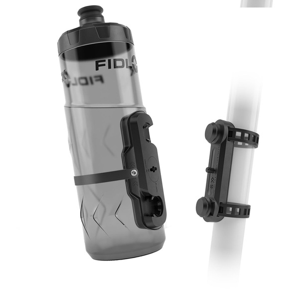 Fidlock Twist Bottle 600ml Uni Base Set Flasche + Halter (Grau)