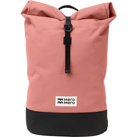 MeroMero Annecy Bike Bag - Fahrradrucksack Blossom Pink / Black Leather 10 - 15 L