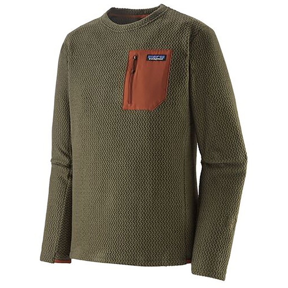 Patagonia R1 Air Crew - Fleecejacke - Herren Basin Green XL
