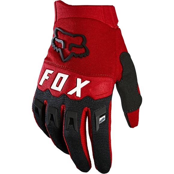 Fox Kinder Dirtpaw Handschuhe (Größe L, Rot)