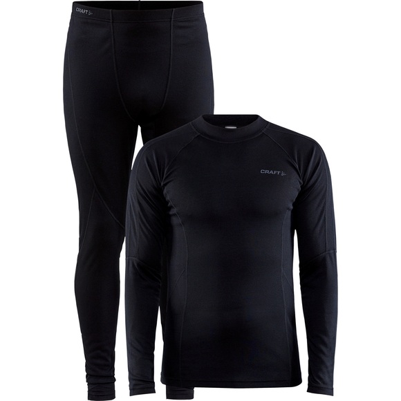 Craft Core Warm Baselayer Set Herren schwarz XXL 2021 Ski-& Thermounterwäsche Set