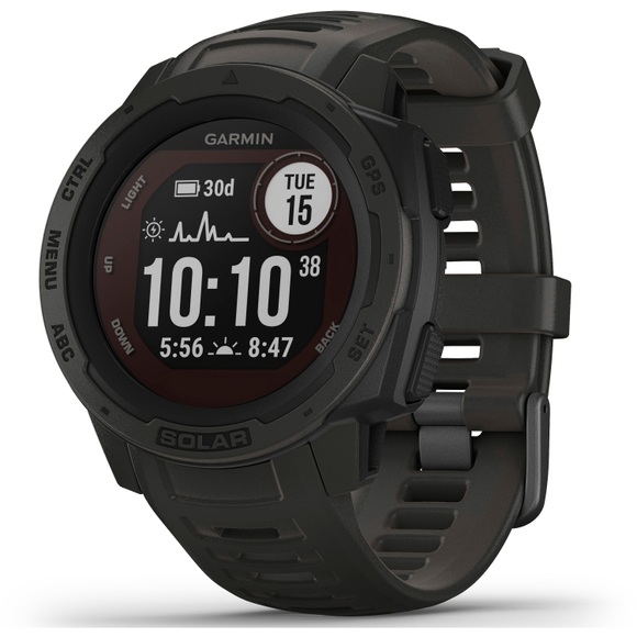 Garmin Instinct Solar GPS-Uhr (Grau)
