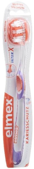 Elmex Zahnbürste Kariesschutz mittel - 1 Zahnbürste