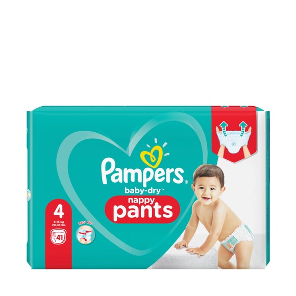 Pampers Baby Dry Pants Gr. 4, Maxi 9-15kg