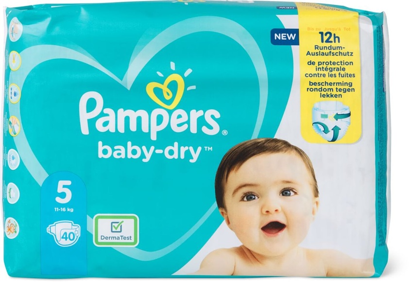 Pampers Baby Dry Gr. 5, Junior 11-16kg