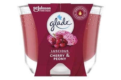 Glade Duftkerze Kirsche & Pfingstrose 224g