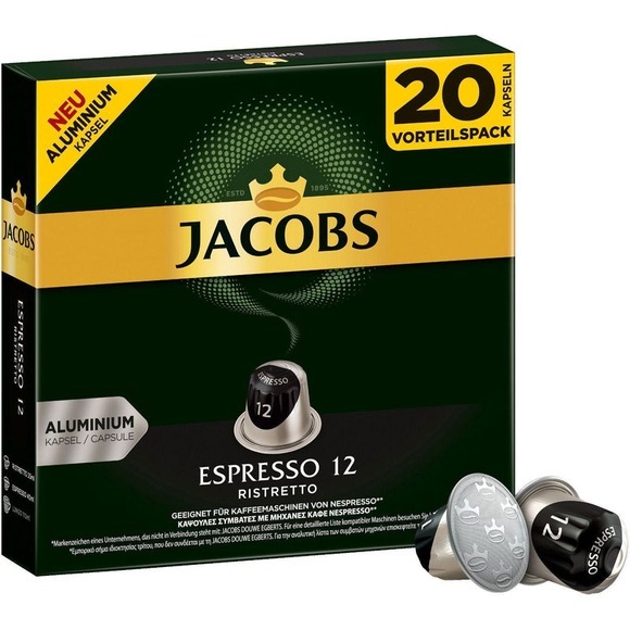 Jacobs Espresso 12 Ristretto Kapsel 20Stk.
