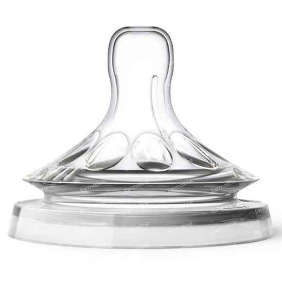 PHILIPS AVENT Naturnah-Sauger 2.0 3 M+ variabler Nahrungsfluss (2 Stk.)