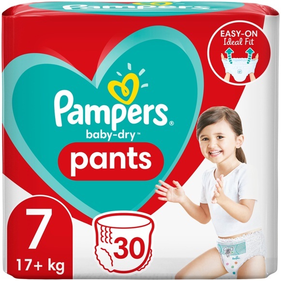 Pampers Baby Dry Pants Gr. 7, Extra Large Plus 17+kg