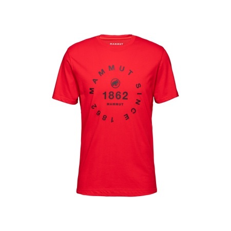 Mammut Herren Seile T-Shirt (Größe M, Rot)