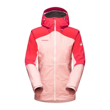 Mammut Klein packbare Regenjacke zum Wandern Convey Tour Jacket Women rot M