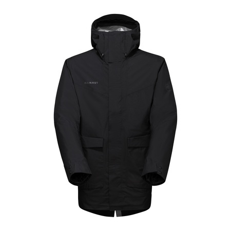 Mammut Hardshell-Parka mit Kapuze für Herren schwarz XL