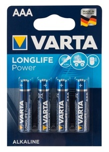 Varta Longlife Power Batterien AAA/LR03 4 Stück