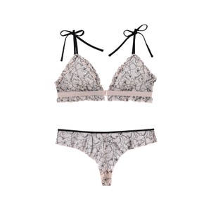 BELDONA, GRATIA Ungefüttertes BH-Set ohne Bügel in rosa, GRATIA Lingerie-Set in rosa