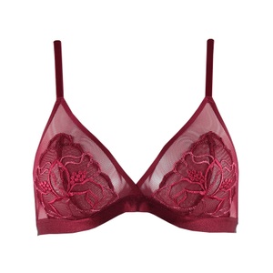 TRIUMPH, SHEER ROSE ESSENCE BH ohne Bügel, ungefüttert in rot