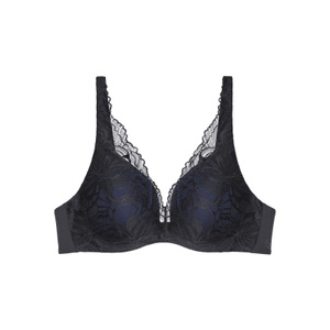 BODY MAKE-UP ILLUSION LACE BH mit Bügel, gefüttert in schwarz
