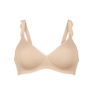 Rosa Faia, Rosa Faia Soft-BH »Selma«, (1 tlg.), Spacer-Schale, ohne Bügel, atmungsaktiv, schlicht, bequem, SELMA BH ohne Bügel, gefüttert in beige