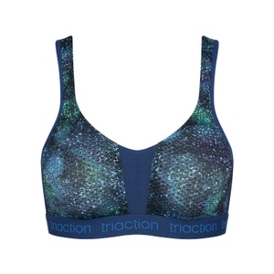 TRIUMPH, Sport-BH Energy Lite ohne Formbügel, TRIACTION ENERGY LITE Sport BH in blau
