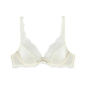 BELDONA, LACE COMFORT BH mit Bügel, ungefüttert mit herausnehmbaren Pads in natur