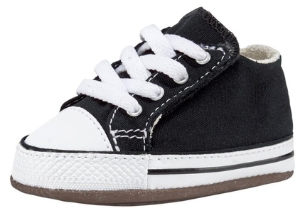 CONVERSE, Converse Lauflernschuh »CTAS CRIBSTER CANVAS COL«, Converse Chuck Taylor All Star Baby Sneaker - Black + Natural Ivory + White EU19