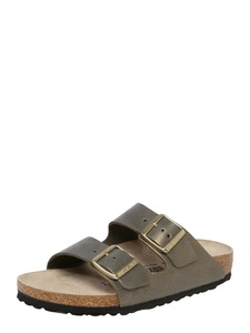 Birkenstock, Birkenstock Pantolette »ARIZONA WASHED METALLIC«, 