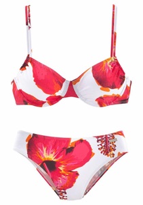 Lascana, LASCANA Bügel-Bikini, LASCANA Bügel-Bikini, mit plakativem Blütenprint