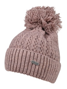 Chillouts, Strickmütze 'Estephania', chillouts Bommelmütze »Estephania Hat«, Feinstrick mit PomPom, Zopfmuster