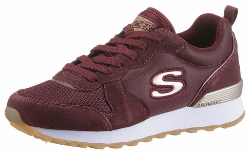 Skechers, Skechers Sneaker »GoldN Gurl«, Skechers Sneaker »OG 85 - GOLDN GURL«, Freizeitschuh, Halbschuh, Schnürschuh mit Air-Cooled Memory Foam