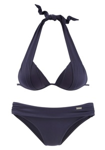 Lascana, LASCANA Triangel-Bikini, LASCANA Triangel-Bikini, im Nacken zu binden, wattierte Cups, mit eingearbeiteten Kissen