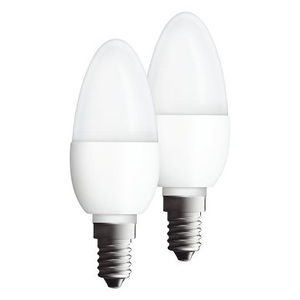 undefined, OSRAM OSRAM LED STAR Mini Ball, E14, 6W 2er Packung, 