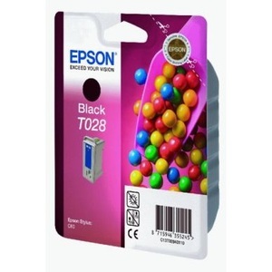 Epson, EPSON Tintenpatrone schwarz 17ml, EPSON EPSON T028 Druckerpatrone schwarz passend für: Stylus C60;Stylus C61;Stylus CX 3100