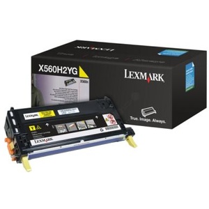 Lexmark, Lexmark X560 Toner gelb, LEXMARK Tonerkassette gelb 10.000 Seiten, hohe Ergiebigkeit passend für: X 560 Series;X560dn;X560n