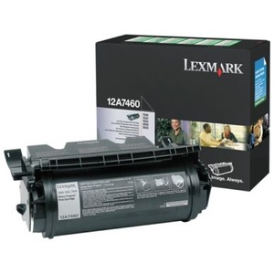 Lexmark, Lexmark 12A7460 Toner schwarz, LEXMARK Tonerkassette schwarz 5.000 Seiten, Rückgabe passend für: T 630 N;T 632 N