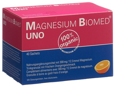 Biomed, Biomed Magnesium UNO, Orange, Granulat, Magnesium Biomed Uno (40 Stk)