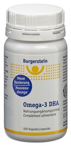 Burgerstein, Burgerstein Omega-3 DHA, Burgerstein Omega 3 DHA Kapseln (100 Stk)