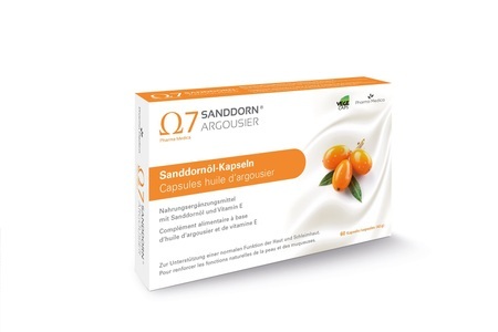 Sanddorn Argousier, Sanddorn Argousier Omega 7 Kapsel (60 Stück), Sanddorn Argousier Omega 7 Kapseln (60 Stk)