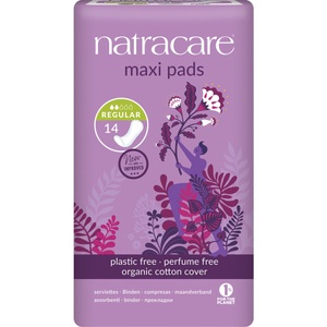 Natracare, Natracare Damenbinden normal (14 Stück), Natracare Damenbinden normal 14 Stück