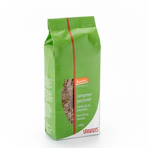 Vanadis, Vanadis Leinsamen geschrotet (400 g), VANADIS Leinsamen geschrotet (400g)