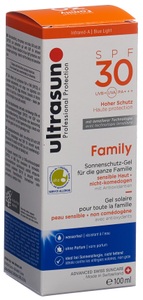 Ultrasun, Ultrasun famille soleil haute Protection SPF30 peaux sensibles 100ml, Ultrasun Family SPF 30 100 ml