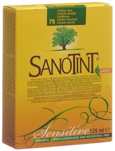 SANOTINT, SANOTINT SENSITIVE Light Haarfarbe 75 goldbraun (1 Stück), Sanotint Sensitive Haarfarbe 75 goldbraun