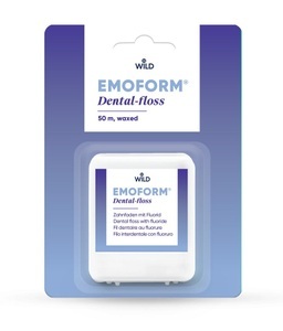 Emoform, Emoform Zahnfaden gewachst 50m (1 Stück), EMOFORM Zahnfaden gewachst (50m)