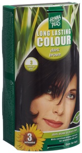 Hennaplus, Hennaplus Long Lasting Colour 3 Dunkelbraun 40ml, HENNA PLUS Long Lasting Colour 3 Dunkelbraun (1 Stk)