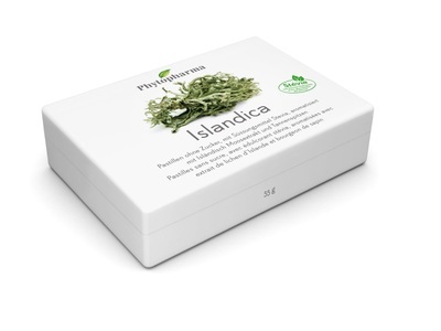 Phytopharma, Phytopharma Islandica Pastillen zuckerfrei (40 Stück), Phytopharma Islandica Pastillen zuckerfrei (40 Stk)