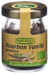 RAPUNZEL, RAPUNZEL Bio Bourbon Vanille, Pulver, RAPUNZEL Bourbon Vanille gemahlen (15g)