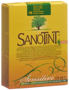 SANOTINT, SANOTINT SENSITIVE Light Haarfarbe 76 bernstein (1 Stück), Sanotint Sensitive Haarfarbe 76 goldblond kupfer