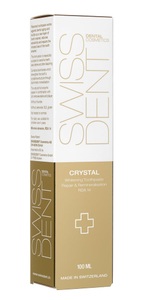 SWISSDENT Cosmetics AG, SWISSDENT Crystal whitening Zahnpasta 100 ML, entfernt Verfärbungen durch Kaffee und Tee und Nikotin,hellt Zähne auf, SLS-frei, parabenfrei, , SWISSDENT CRYSTAL Whitening Zahnpasta (100ml)