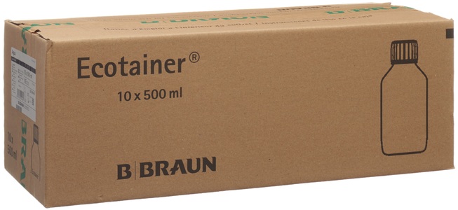 B.Braun, B.Braun raun Spüllösung (10x500 ml), B. BRAUN AQUA DEST Spüllösung Ecotainer (10x500ml)
