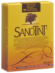 SANOTINT, SANOTINT Haarfarbe 19 weissblond (1 Stück), Sanotint Haarfarbe 19 weissblond 125 ml