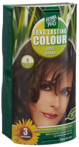 Henna Plus, Henna Plus Long Last Colour 6 dunkelblond (1 Stück), hennaplus Long Lasting Dunkelblond 6