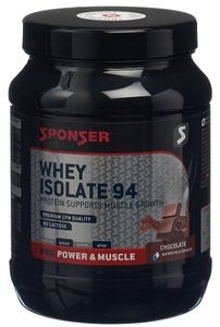 Sponser, Whey 94 Isolate 425 g Proteinpulver, Sponser Whey Isolate 94 Chocolate 425 g Proteinpulver